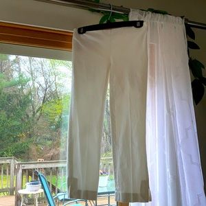 Lily Pulitzer Summery white skinny pants